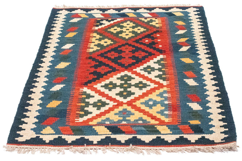 Kelim Carpet - orientalisk matta - 121 x 81 cm - röd