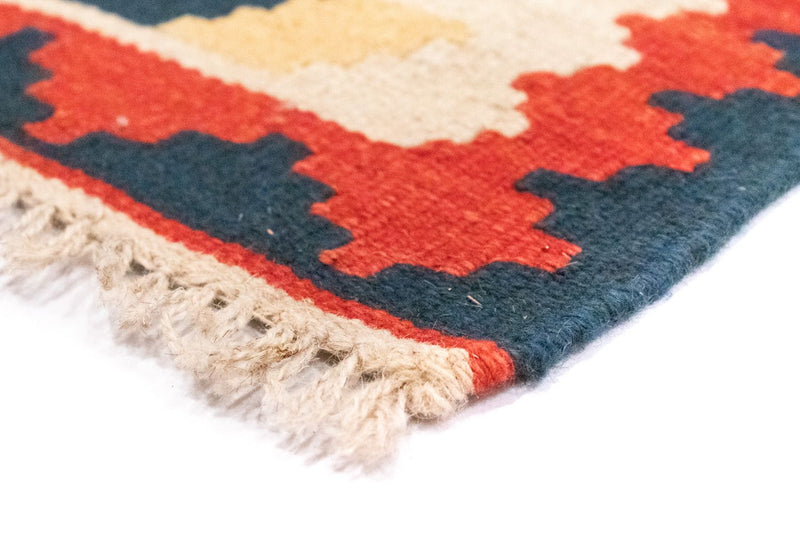 Kelim Carpet - orientalisk matta - 120 x 83 cm - orange