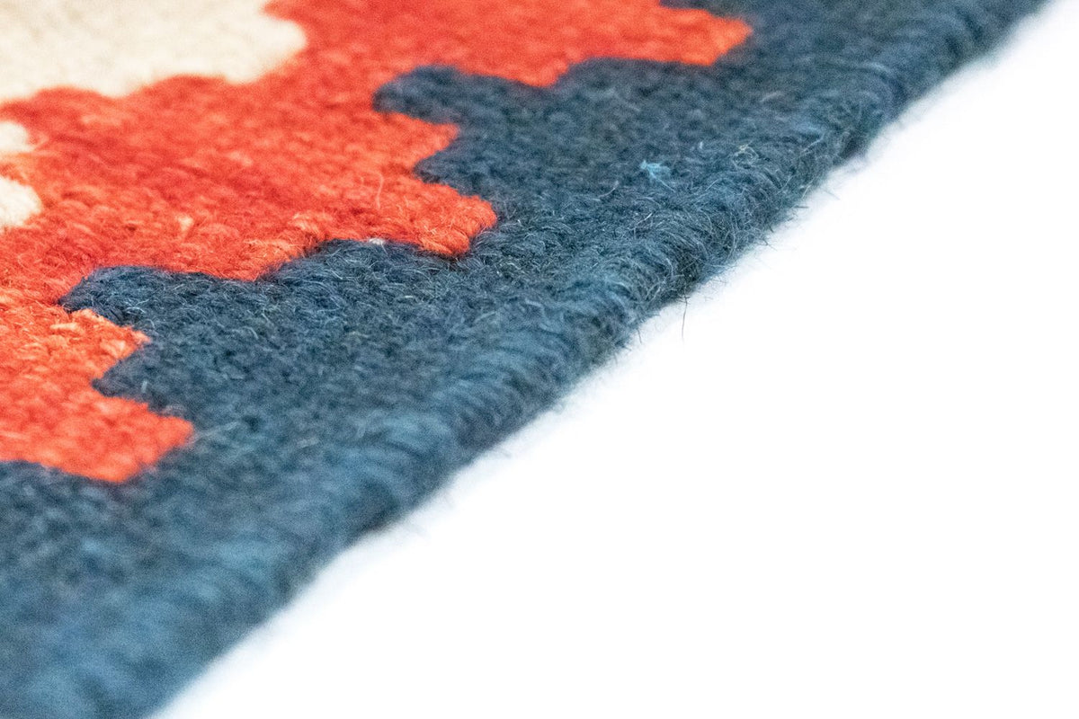 Kelim Carpet - orientalisk matta - 120 x 83 cm - orange