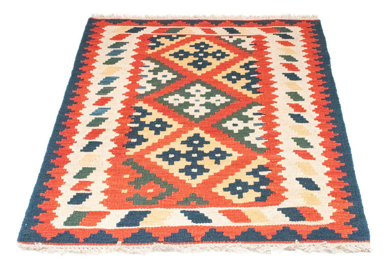 Kelim Carpet - orientalisk matta - 120 x 83 cm - orange