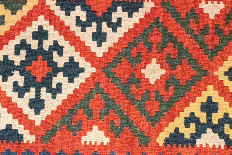 Kelim Carpet - orientalisk matta - 122 x 80 cm - orange