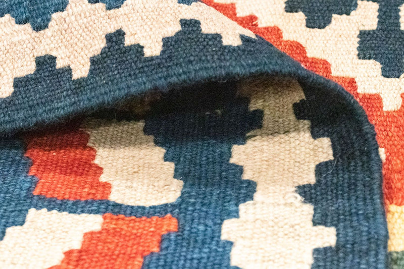 Kelim Carpet - orientalisk matta - 122 x 80 cm - orange