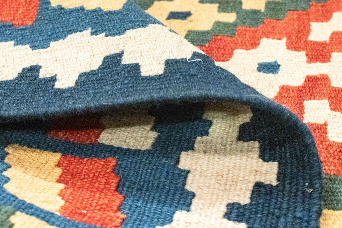 Kelim Carpet - orientalisk matta - 124 x 80 cm - orange