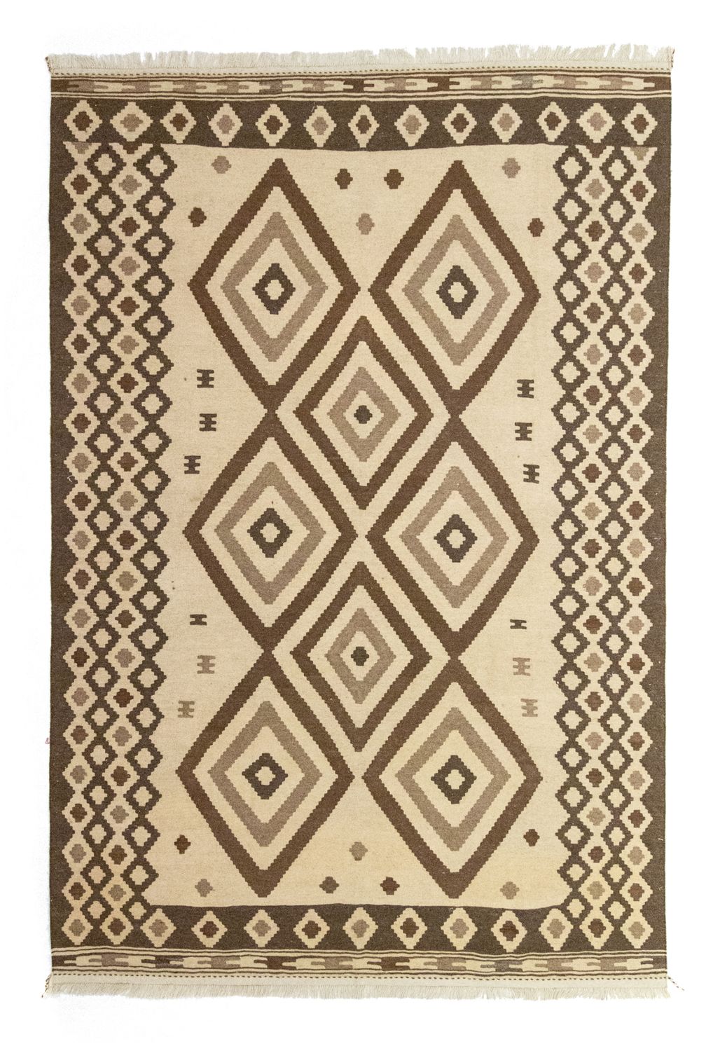 Kelim Carpet - orientalisk matta - 308 x 205 cm - beige