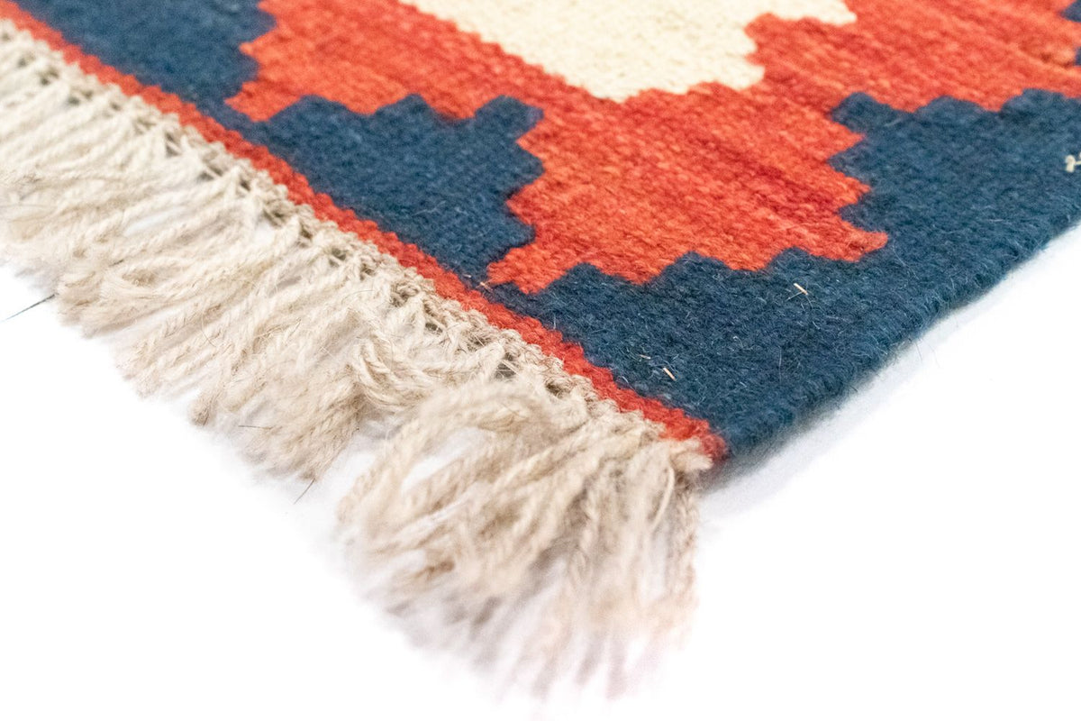 Kelim Carpet - orientalisk matta - 254 x 170 cm - röd