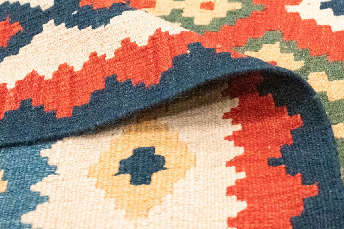 Kelim Carpet - orientalisk matta - 254 x 170 cm - röd