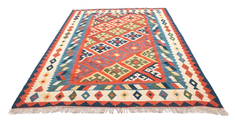 Kelim Carpet - orientalisk matta - 254 x 170 cm - röd