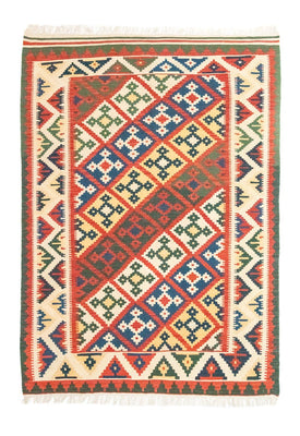 Kelim Carpet - orientalisk matta - 236 x 170 cm - orange