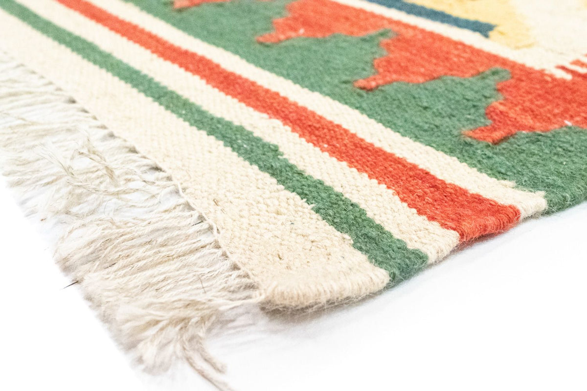 Kelim Carpet - orientalisk matta - 236 x 170 cm - orange