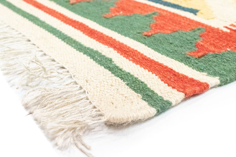 Kelim Carpet - orientalisk matta - 236 x 170 cm - orange