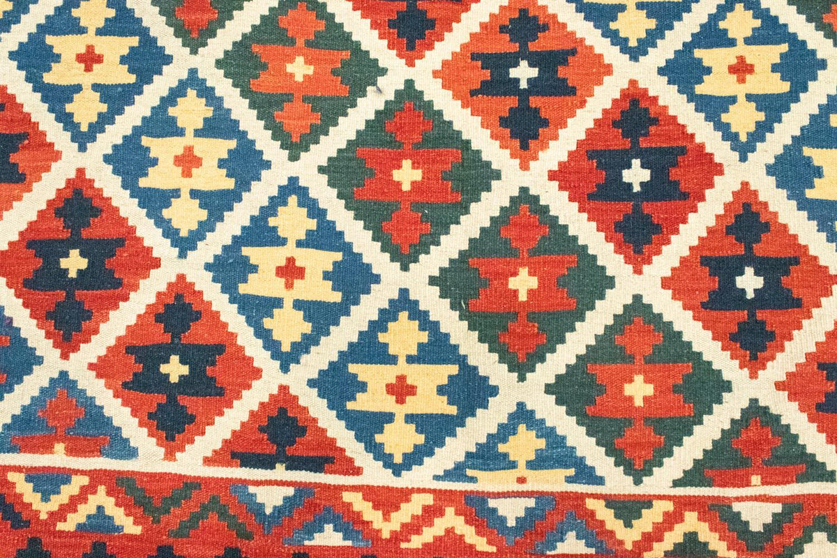 Kelim Carpet - orientalisk matta - 260 x 180 cm - orange