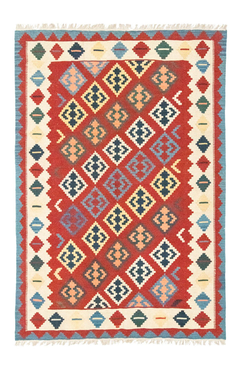 Kelim Carpet - orientalisk matta - 258 x 170 cm - orange