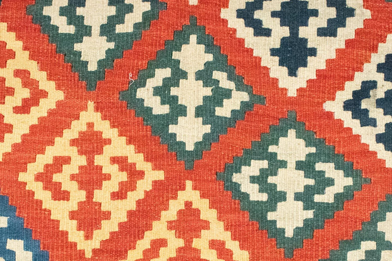 Kelim Carpet - orientalisk matta - 257 x 172 cm - orange