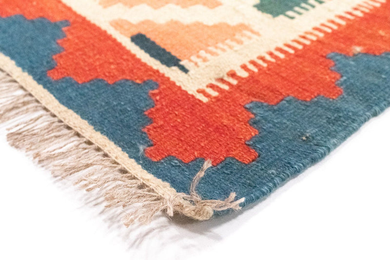 Kelim Carpet - orientalisk matta - 257 x 172 cm - orange