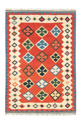 Kelim Carpet - orientalisk matta - 240 x 166 cm - orange