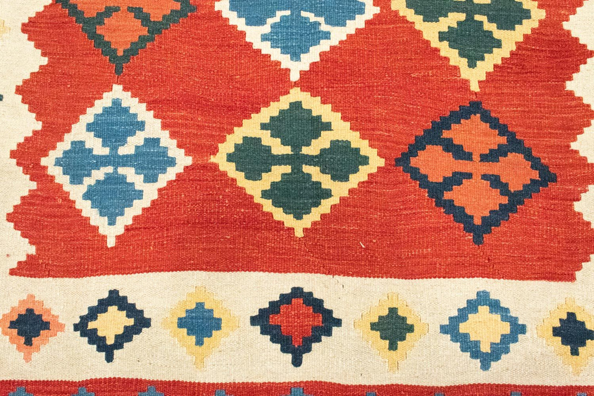 Kelim Carpet - orientalisk matta - 240 x 166 cm - orange