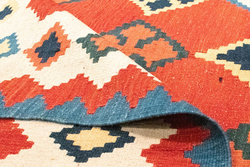 Kelim Carpet - orientalisk matta - 240 x 166 cm - orange