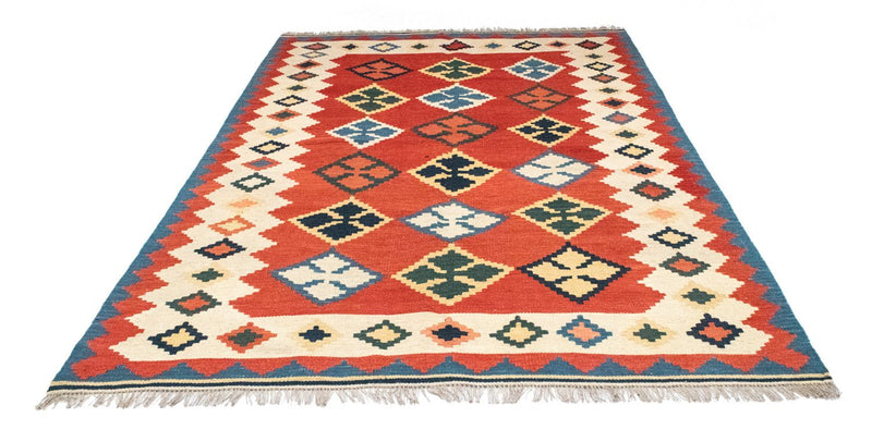Kelim Carpet - orientalisk matta - 240 x 166 cm - orange