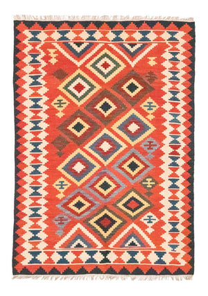 Kelim Carpet - orientalisk matta - 240 x 170 cm - orange