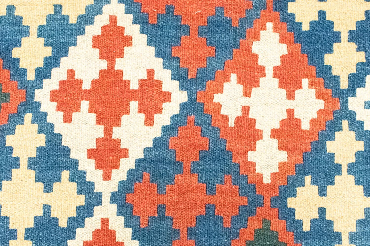 Kelim Carpet - orientalisk matta - 240 x 185 cm - blå