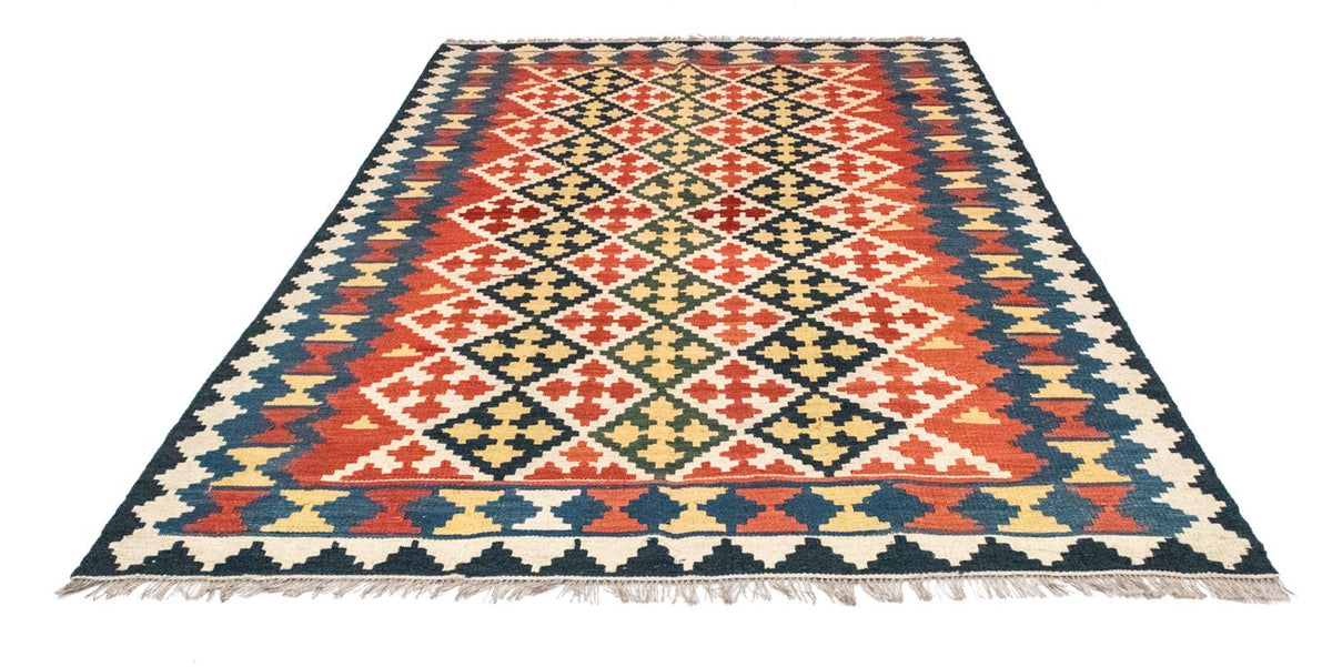 Kelim Carpet - orientalisk matta - 248 x 170 cm - orange