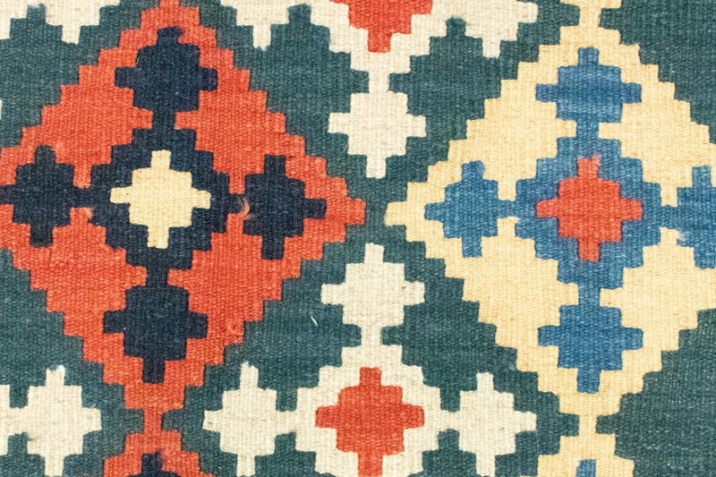 Kelim Carpet - orientalisk matta - 250 x 165 cm - blå