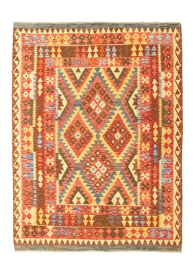 Kelim Carpet - orientalisk matta - 229 x 174 cm - orange
