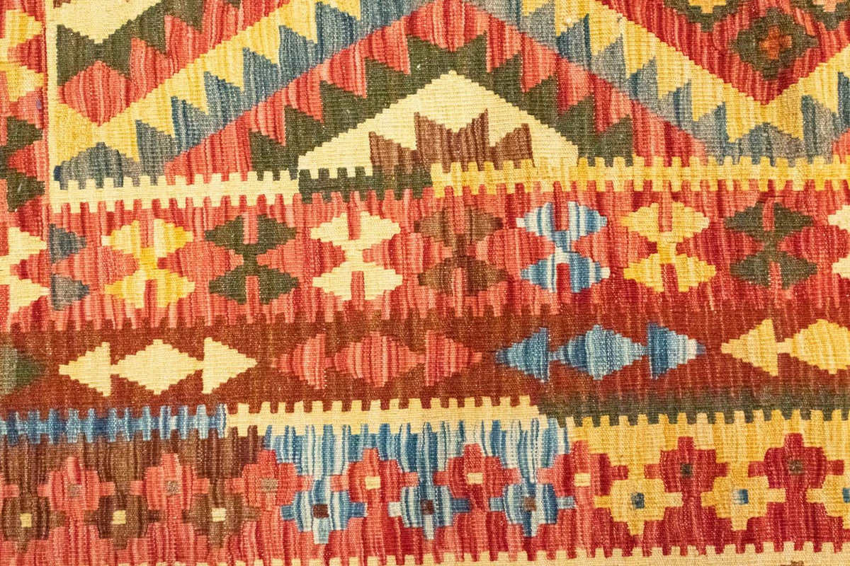 Kelim Carpet - orientalisk matta - 229 x 174 cm - orange