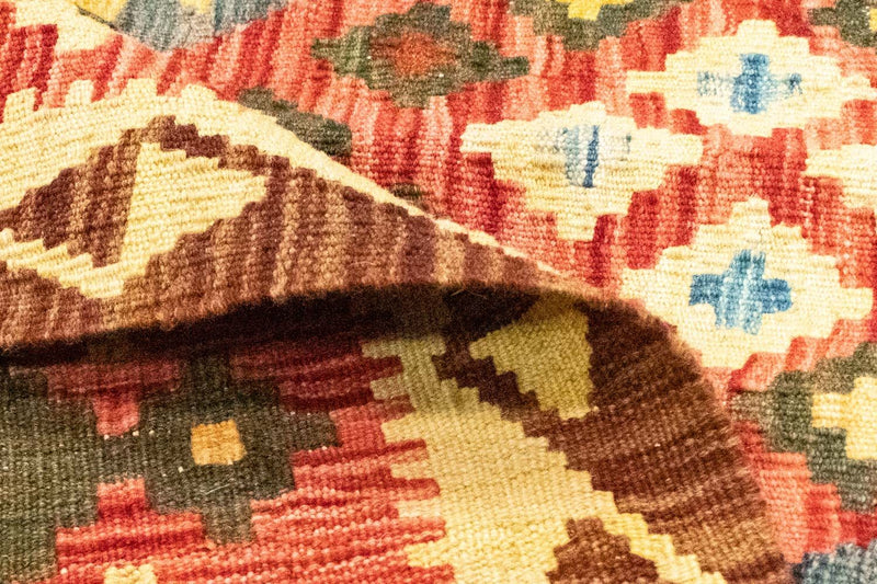 Kelim Carpet - orientalisk matta - 229 x 174 cm - orange