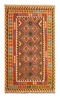 Kelim Carpet - orientalisk matta - 256 x 151 cm - brun