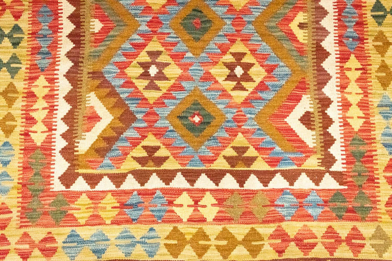 Kelim Carpet - orientalisk matta - 256 x 151 cm - brun