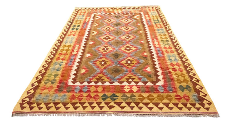 Kelim Carpet - orientalisk matta - 256 x 151 cm - brun