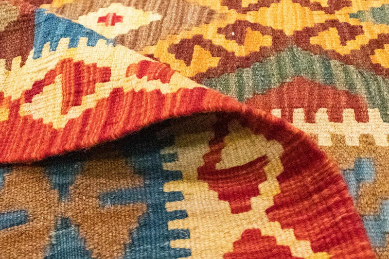 Kelim Carpet - orientalisk matta - 259 x 161 cm - orange