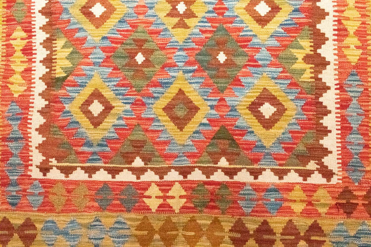 Kelim Carpet - orientalisk matta - 255 x 153 cm - orange