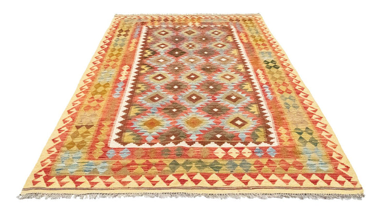 Kelim Carpet - orientalisk matta - 255 x 153 cm - orange