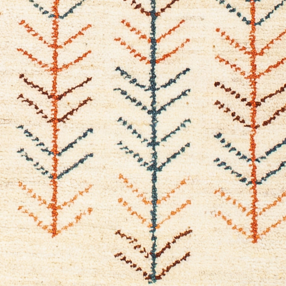 Gabbeh-matta - persisk - 102 x 57 cm - beige