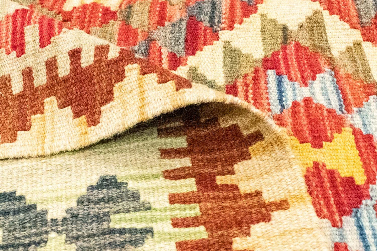 Kelim Carpet - orientalisk matta - 242 x 156 cm - orange