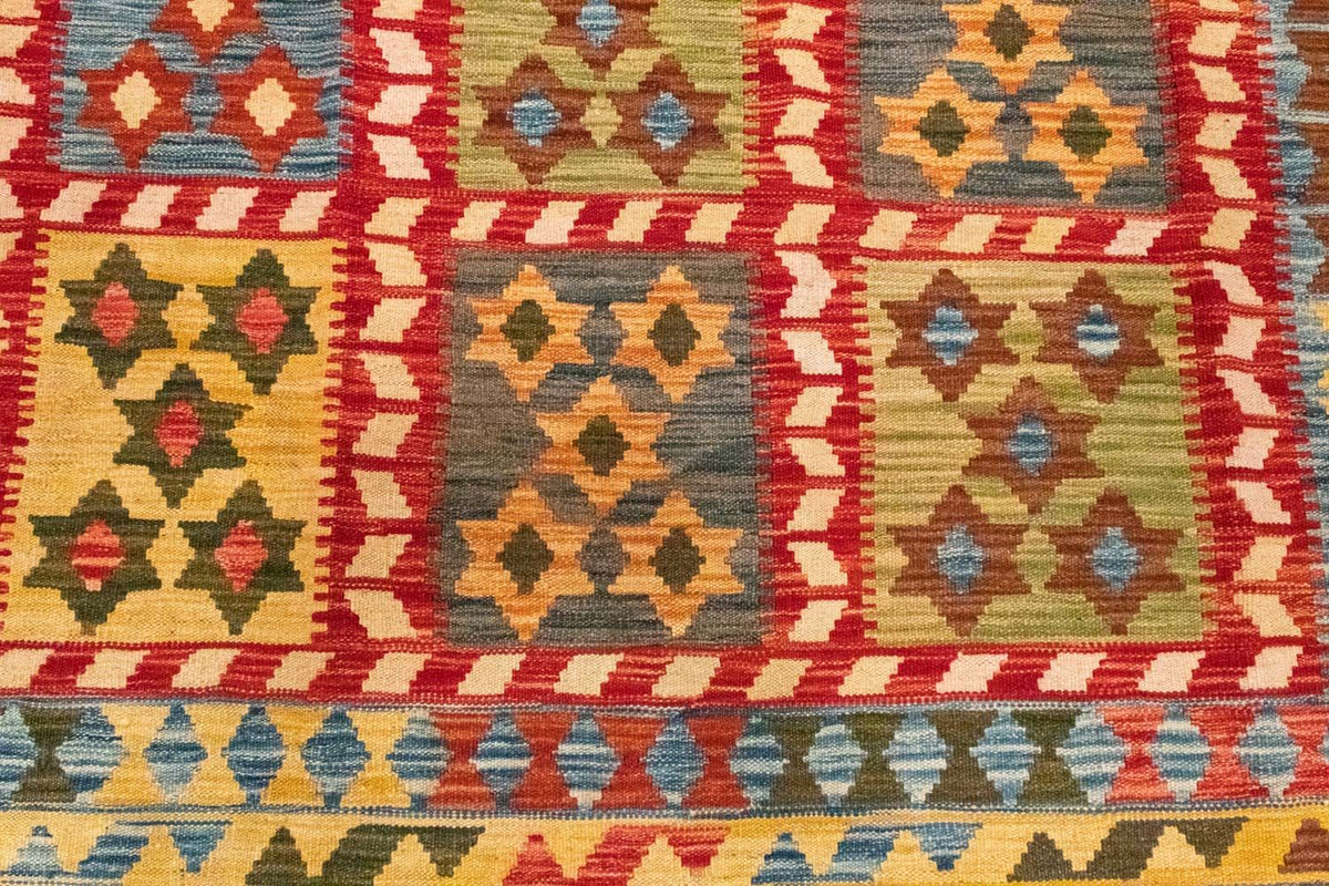 Kelim Carpet - orientalisk matta - 314 x 208 cm - flerfärgad