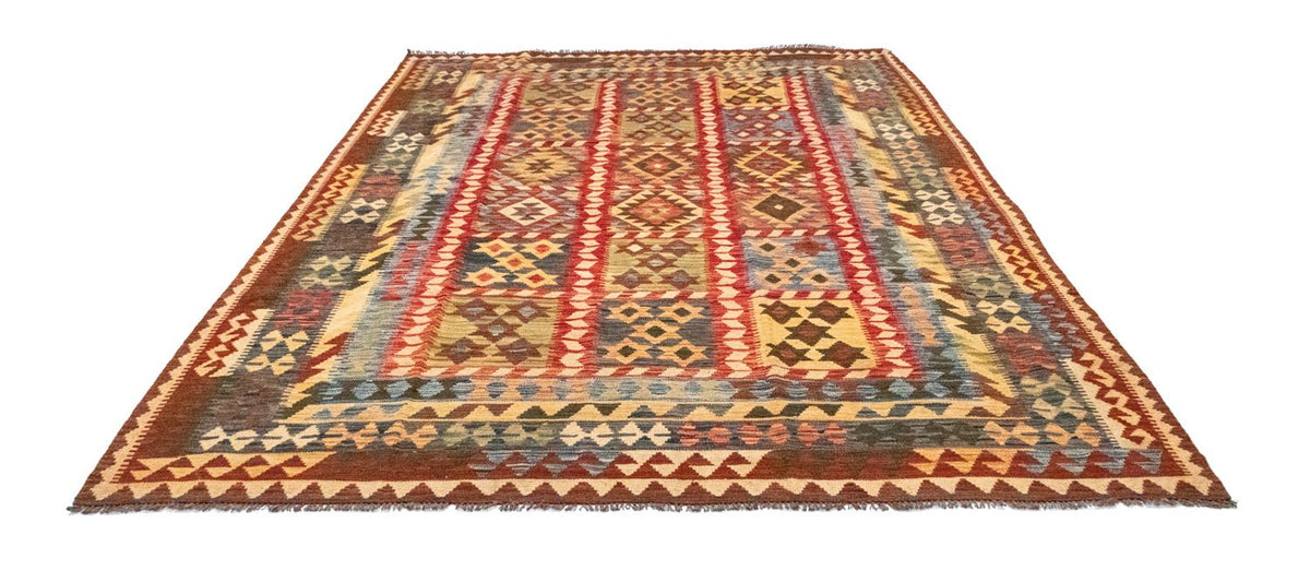 Kelim Carpet - orientalisk matta - 314 x 208 cm - flerfärgad