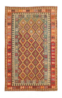 Kelim Carpet - orientalisk matta - 305 x 195 cm - guld