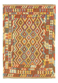 Kelim Carpet - orientalisk matta - 289 x 206 cm - flerfärgad