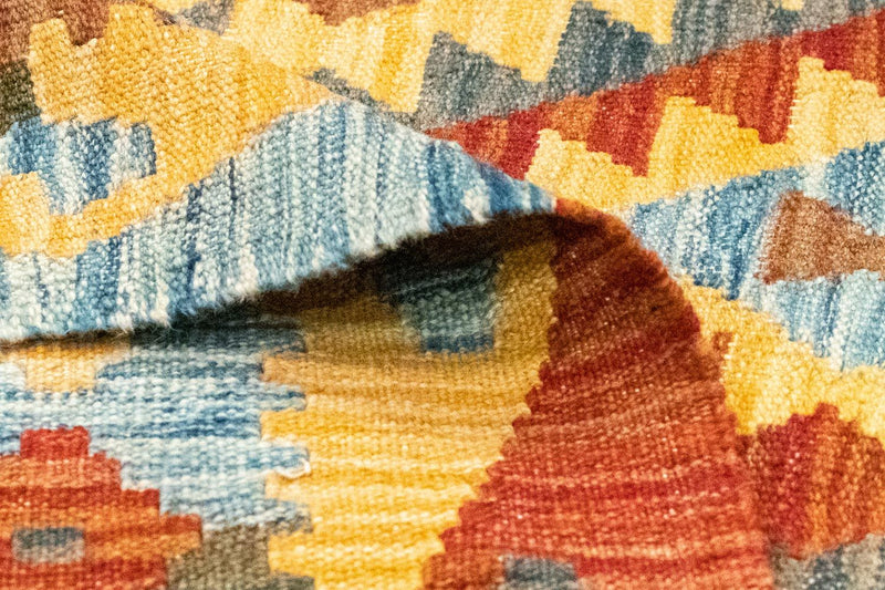 Kelim Carpet - orientalisk matta - 289 x 206 cm - flerfärgad