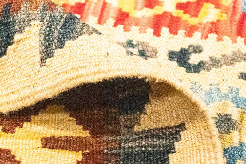 Kelim Carpet - orientalisk matta - 304 x 196 cm - flerfärgad