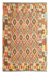Kelim Carpet - orientalisk matta - 296 x 200 cm - flerfärgad