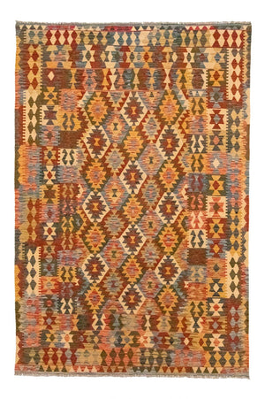 Kelim Carpet - orientalisk matta - 298 x 198 cm - brun