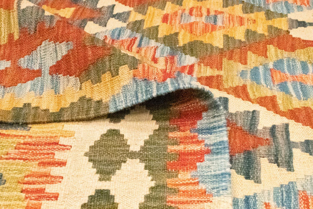 Kelim Carpet - orientalisk matta - 298 x 198 cm - brun