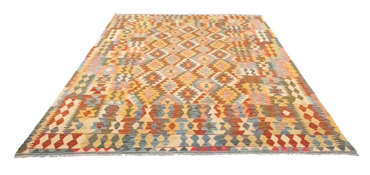 Kelim Carpet - orientalisk matta - 298 x 198 cm - brun