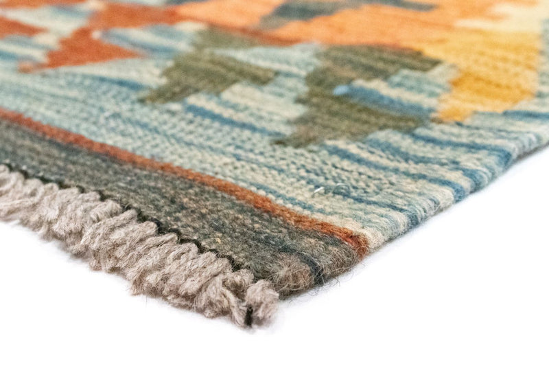 Kelim Carpet - orientalisk matta - 296 x 197 cm - flerfärgad