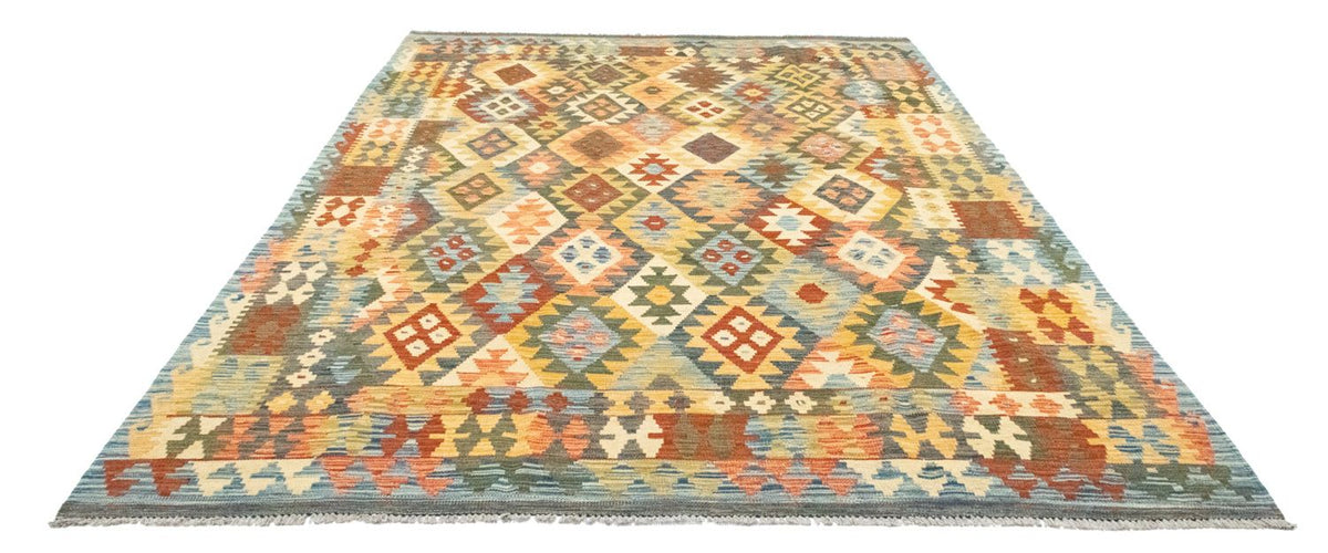 Kelim Carpet - orientalisk matta - 296 x 197 cm - flerfärgad