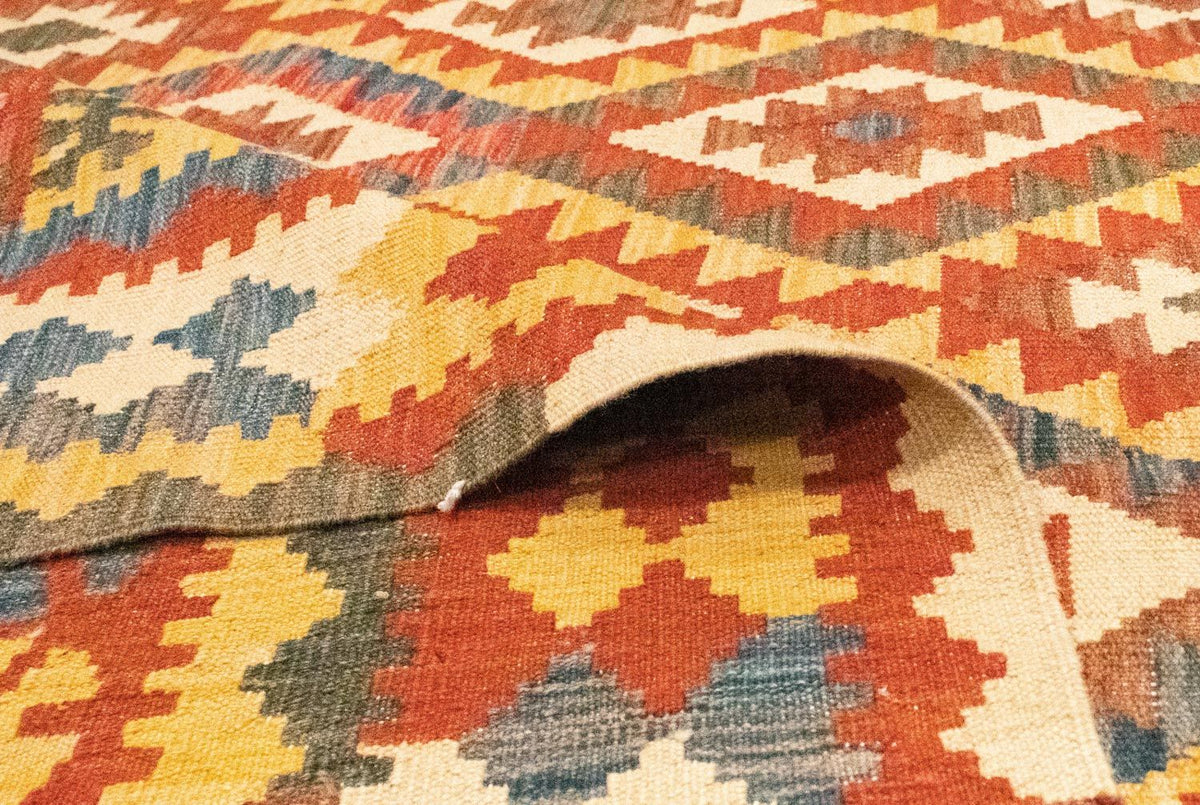 Kelim Carpet - orientalisk matta - 287 x 201 cm - brun